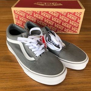 Vans gray old school suede canvas NEW IN BOX